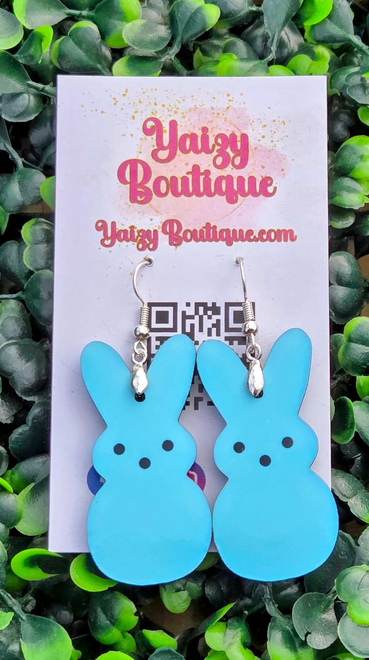 Bunny Dangle Earrings – Cute Double‑Sided Spring Jewelry Yaizy Boutique