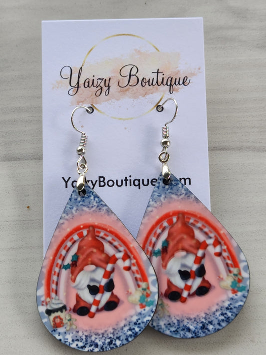 Holiday Gnome Earrings - Yaizy Boutique