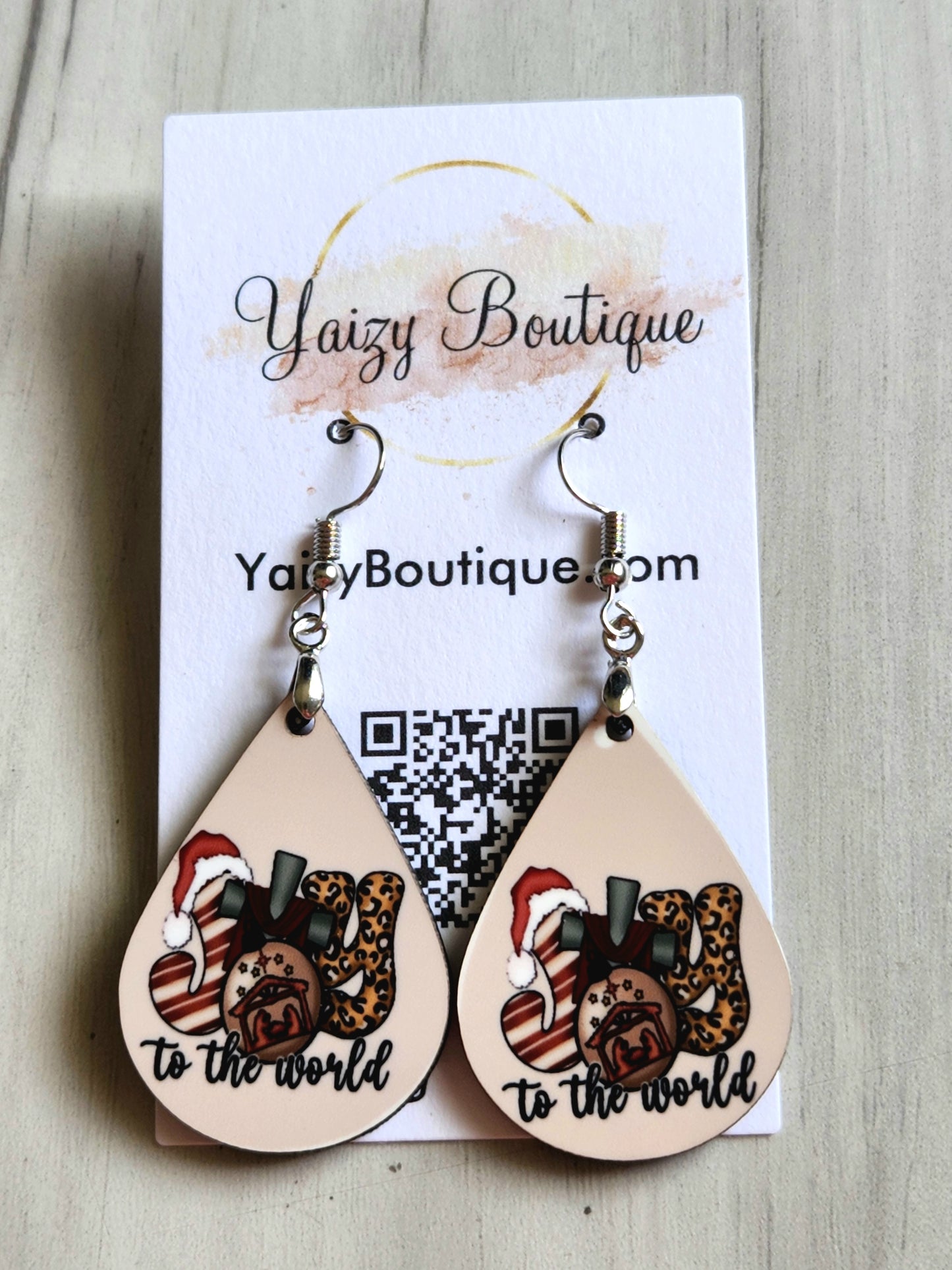 Joy To The World Handmade Earrings