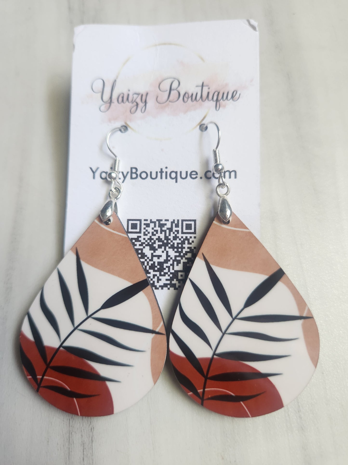 Needle  Leave Boho Handmade Earrings