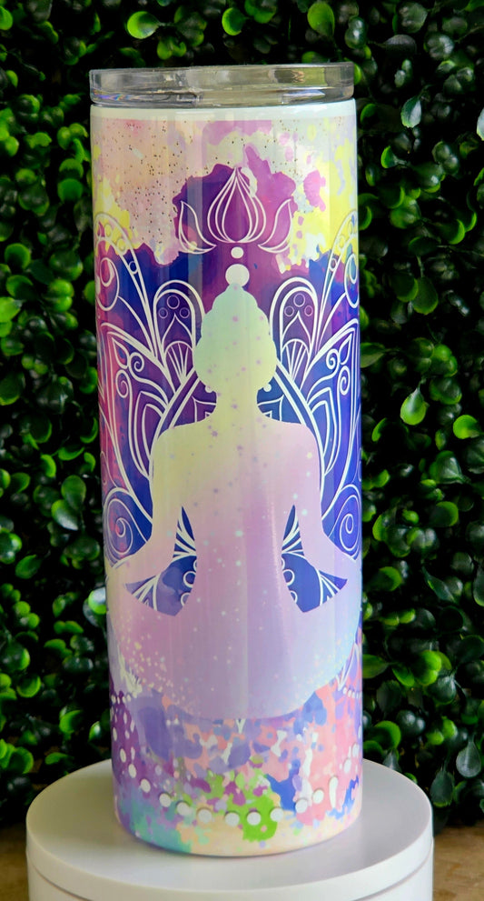 20oz Stainless Steel Yoga Meditation Tumbler – Clearance Sale Yaizy Boutique