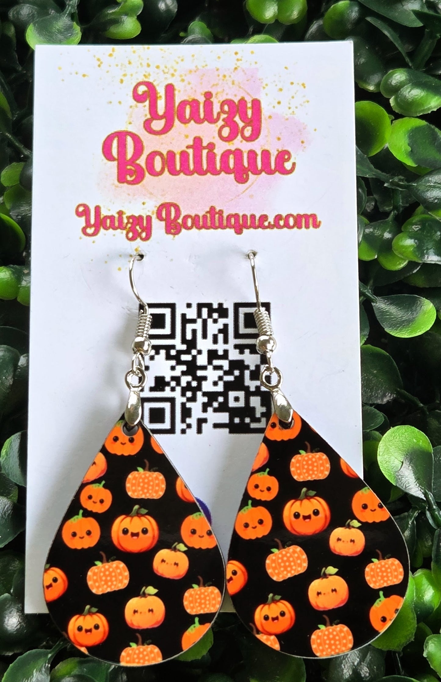 Kawaii Pumpkin Halloween Earrings – Handmade Cute Fall Jewelry Yaizy Boutique