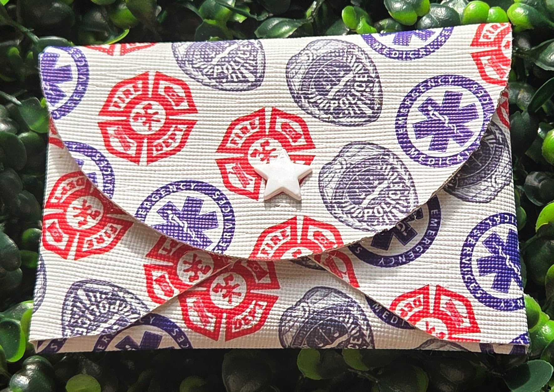 First Responders Mini Wallet – Police, Firefighter & EMS Appreciation Gift | Handmade Yaizy Boutique