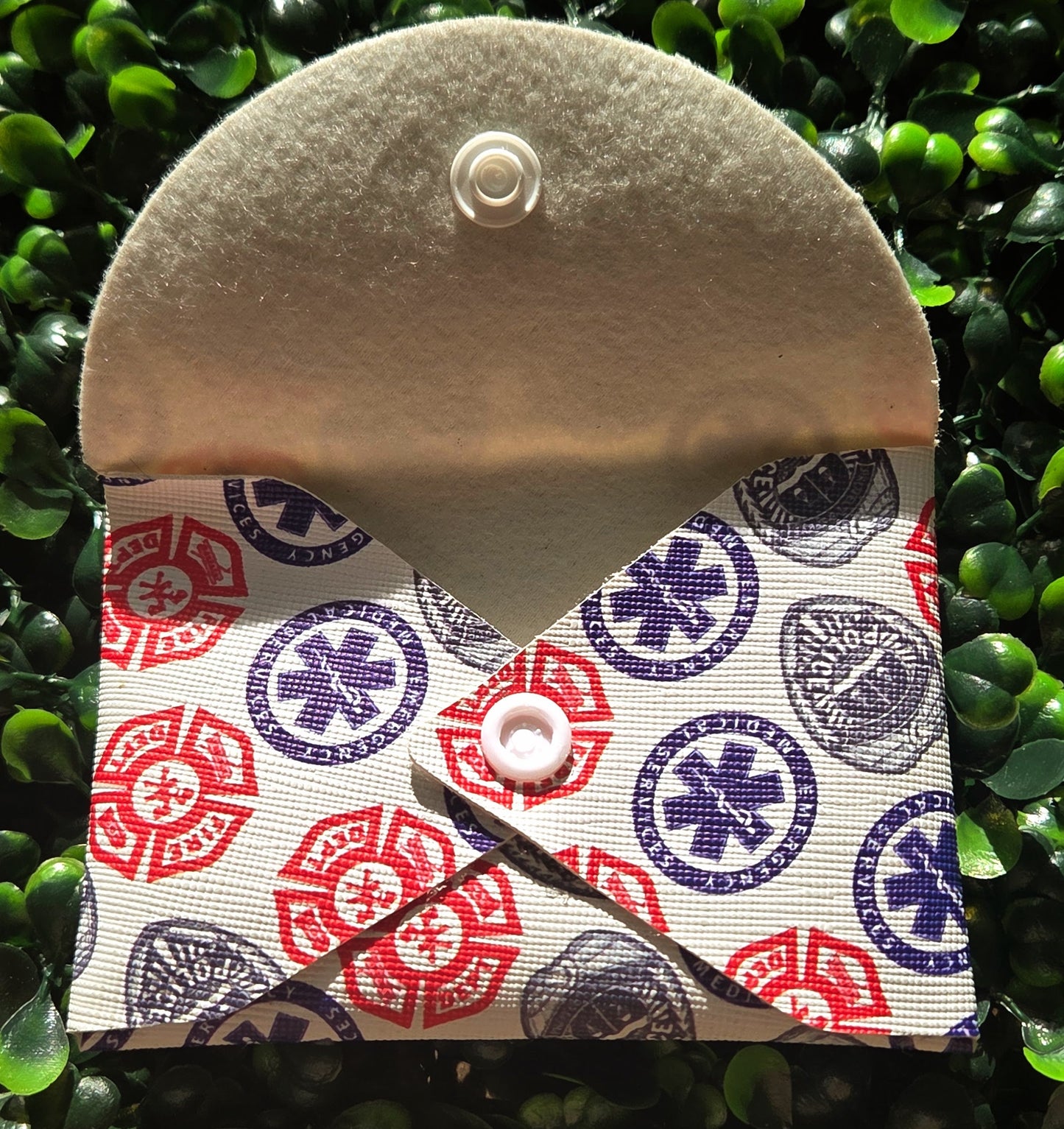 First Responders Mini Wallet – Police, Firefighter & EMS Appreciation Gift | Handmade Yaizy Boutique