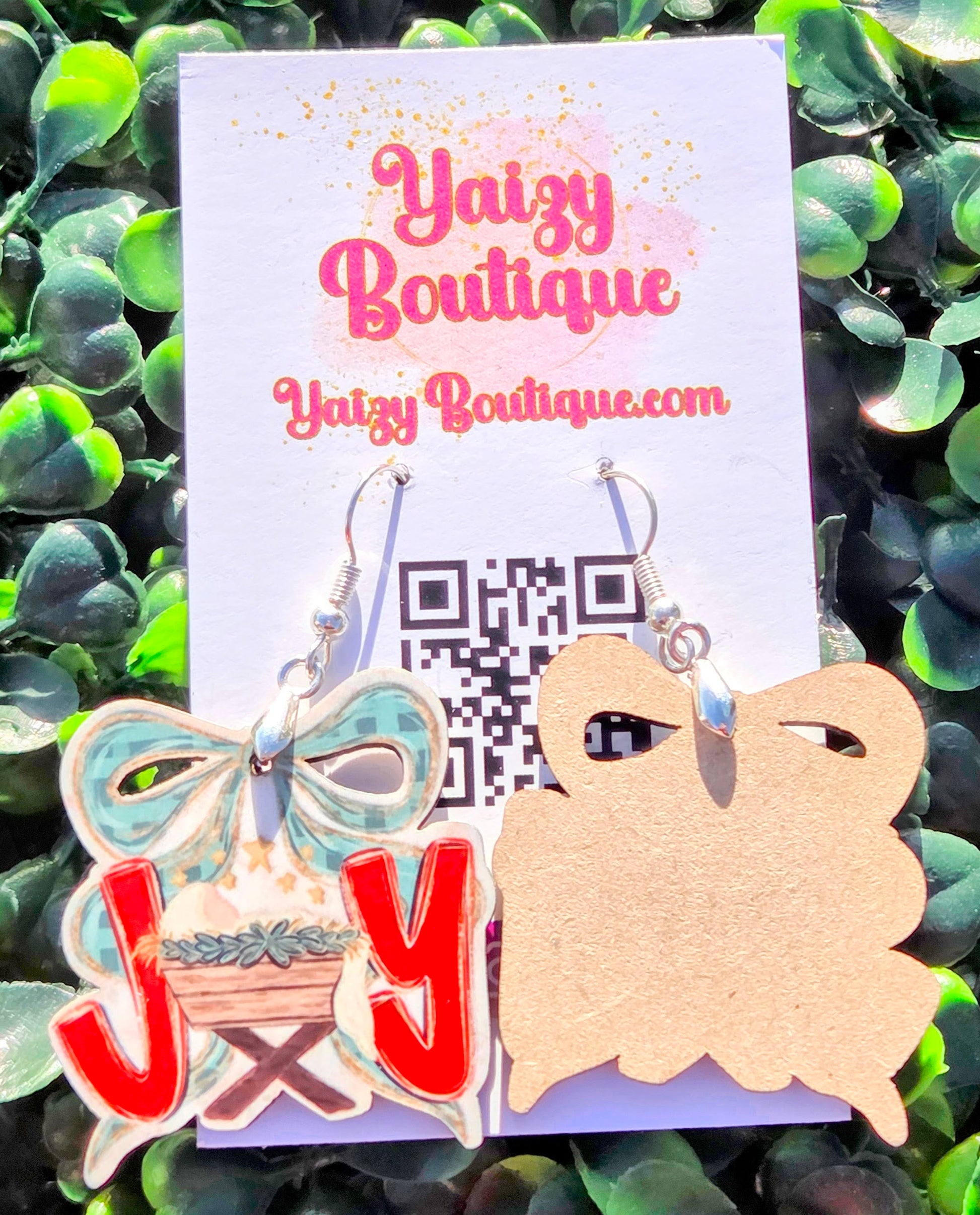 JOY Nativity Earrings – Christian Christmas Earrings – Manger Scene Holiday Jewelry Yaizy Boutique
