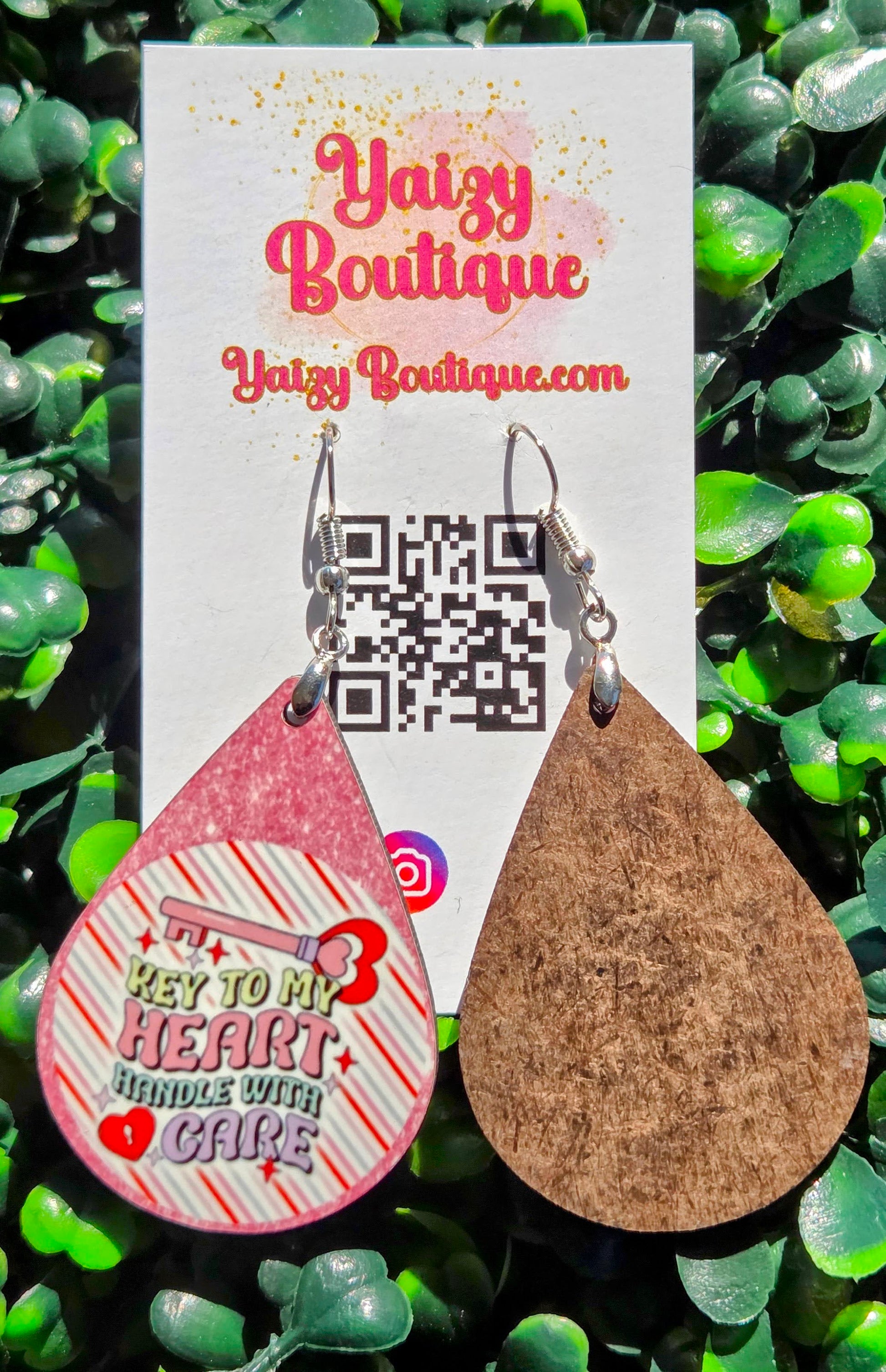 “Key to My Heart” Teardrop Earrings – Valentine’s Day Romantic Jewelry | Yaizy Boutique Yaizy Boutique