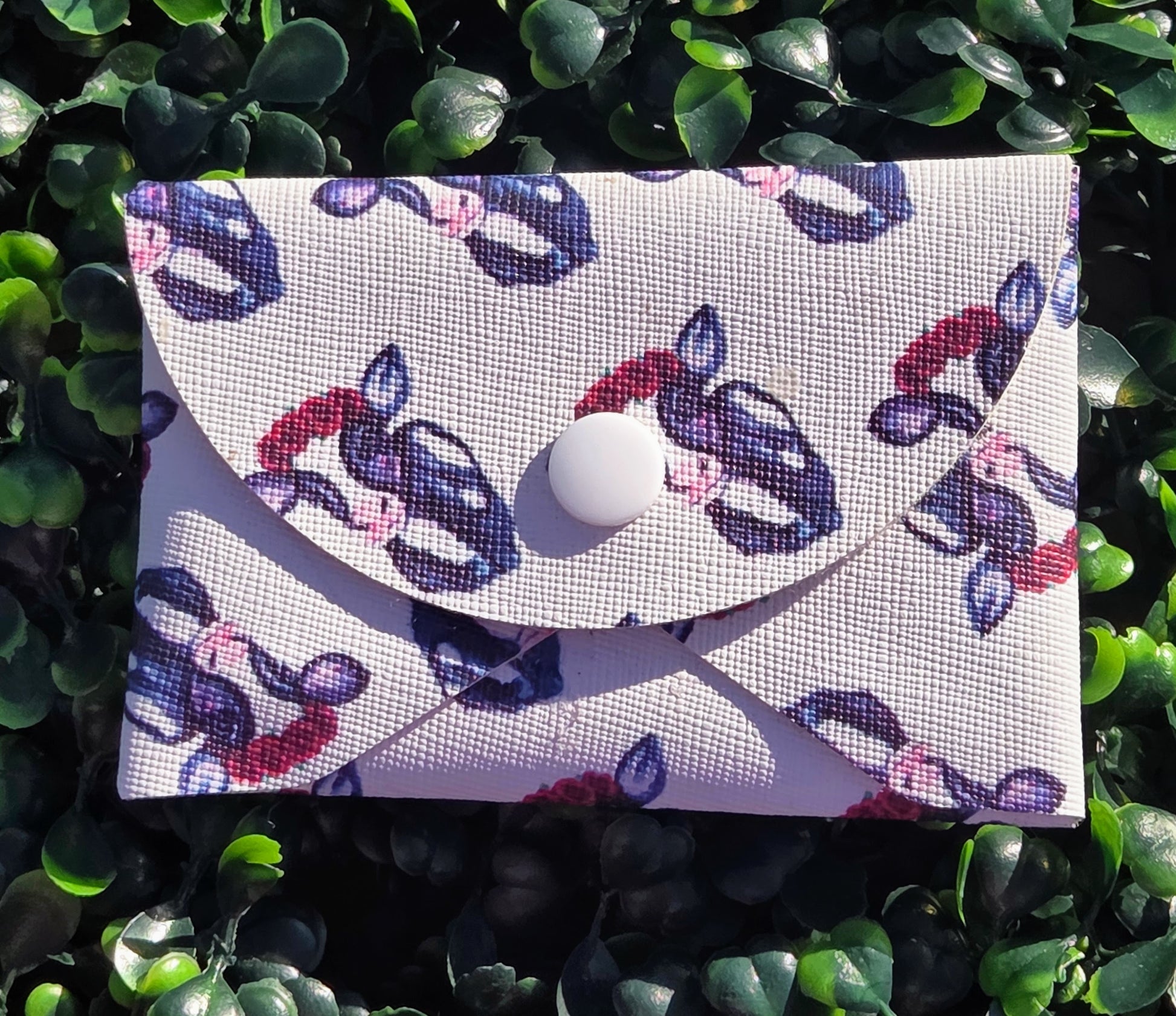 Handmade Cow Print Mini Wallet | Faux Leather Coin & Card Holder | 4x4 Small Wallet Yaizy Boutique