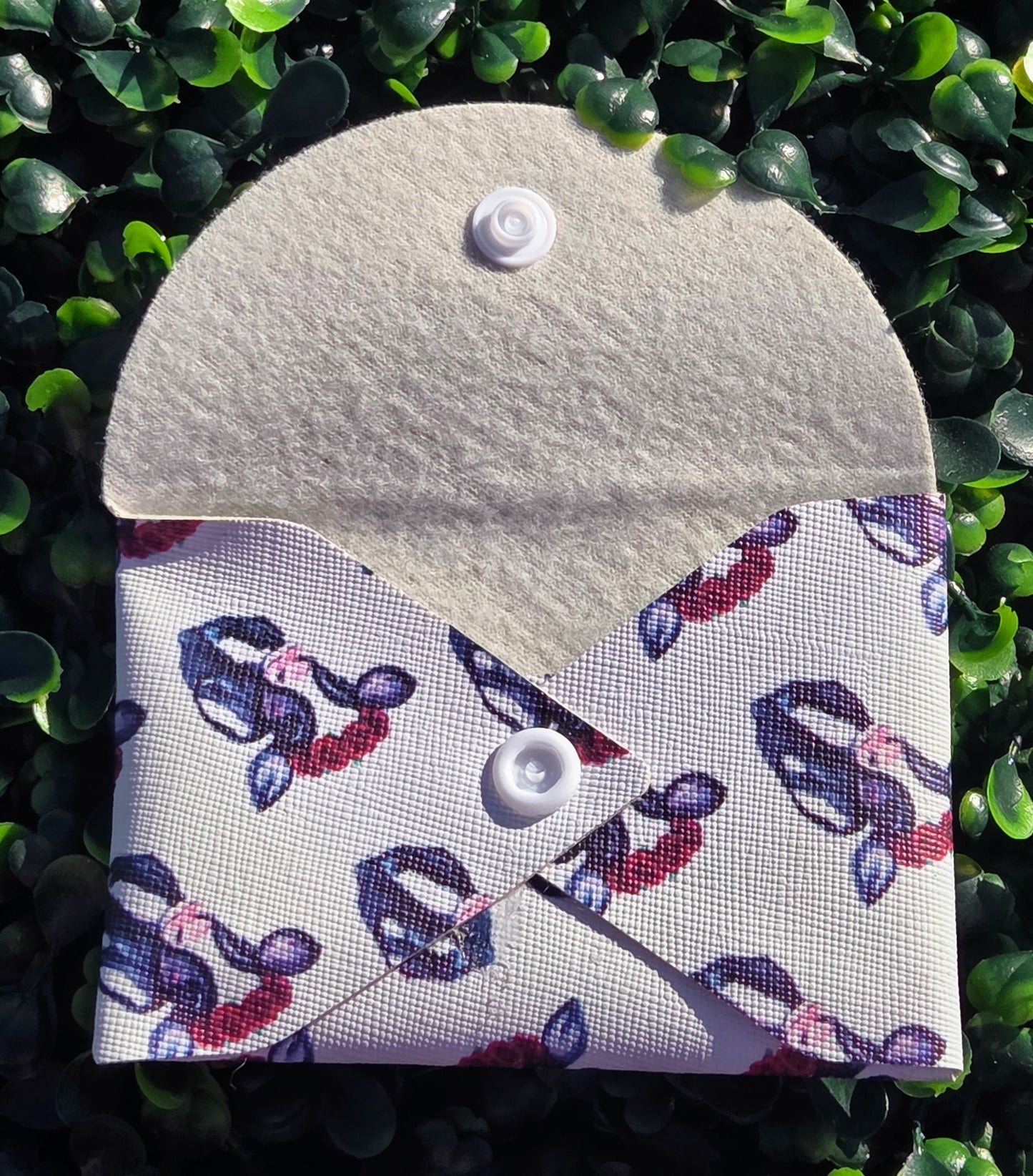 Handmade Cow Print Mini Wallet | Faux Leather Coin & Card Holder | 4x4 Small Wallet Yaizy Boutique