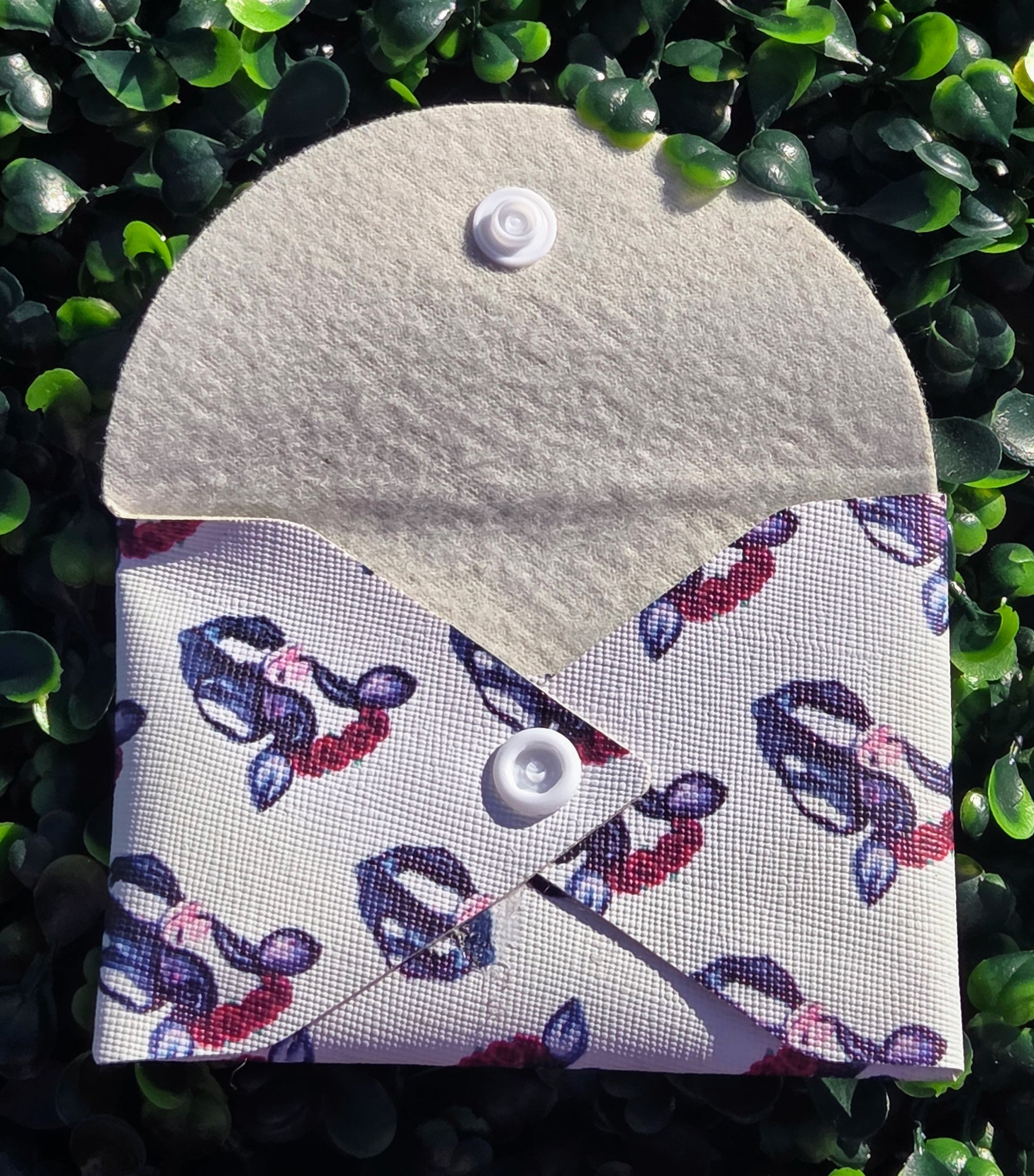 Handmade Cow Print Mini Wallet | Faux Leather Coin & Card Holder | 4x4 Small Wallet Yaizy Boutique