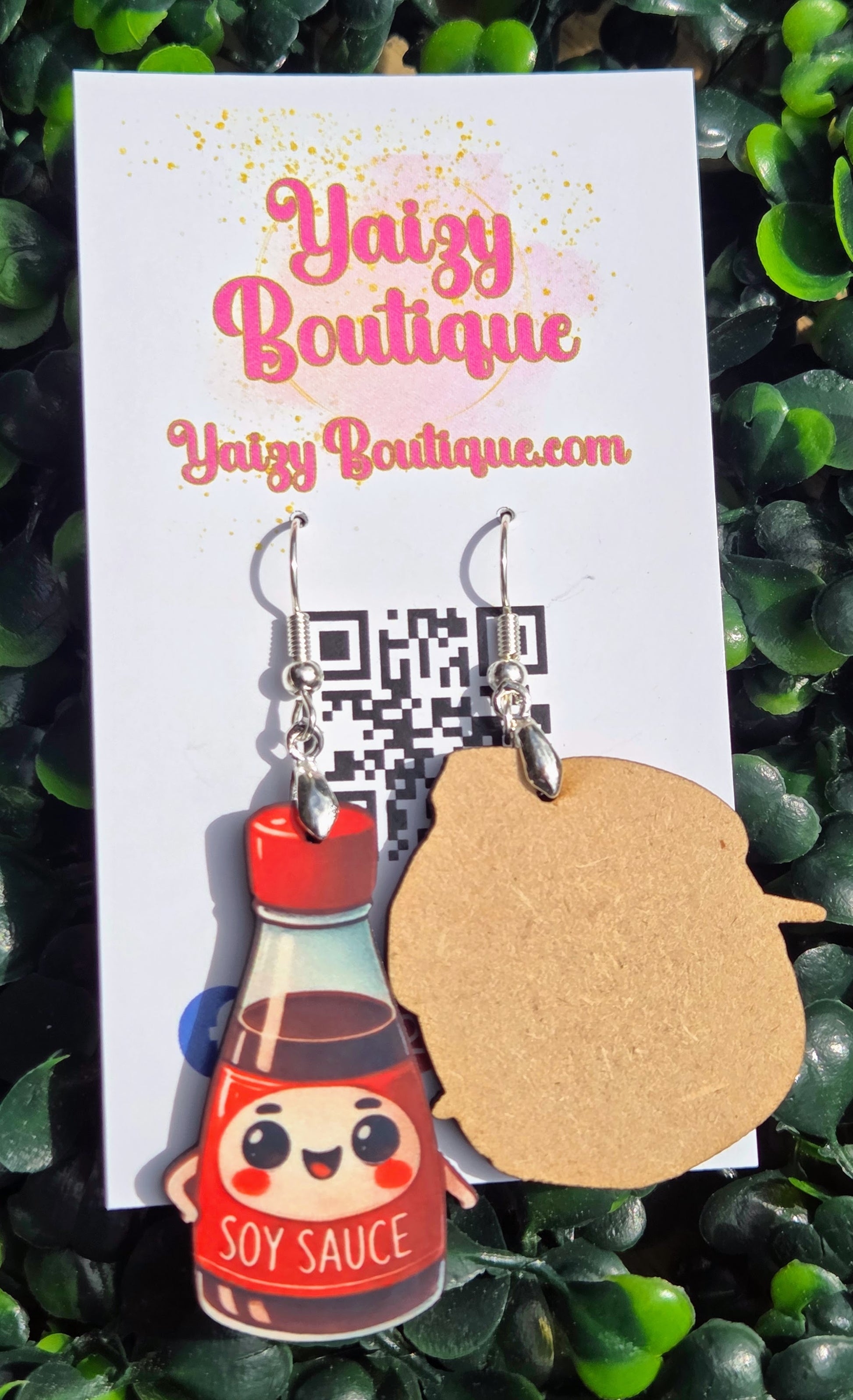 Kawaii Sushi & Soy Sauce Dangle Earrings | Fun Foodie Jewelry Yaizy Boutique