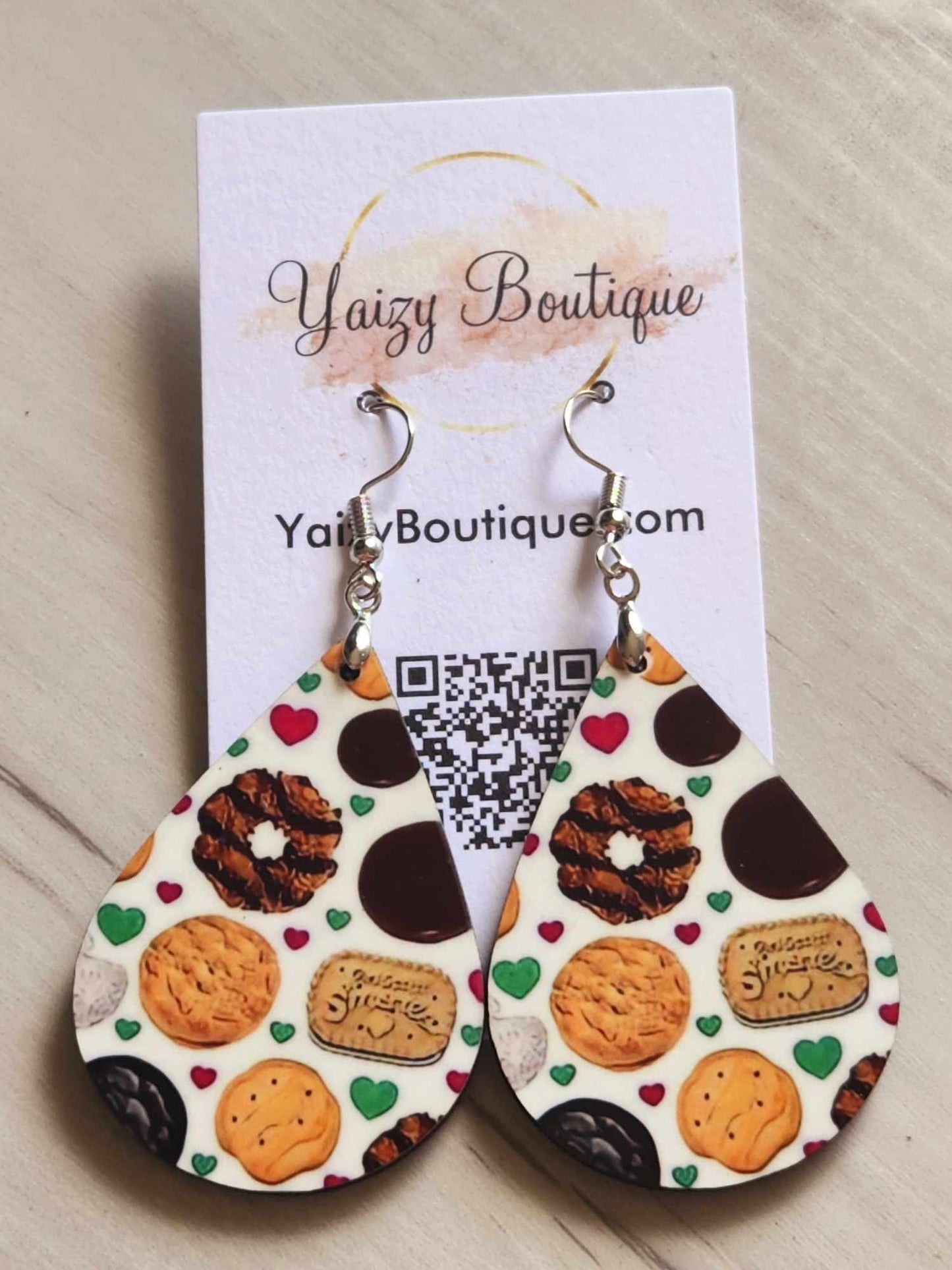 Girl Scout Cookie Earrings