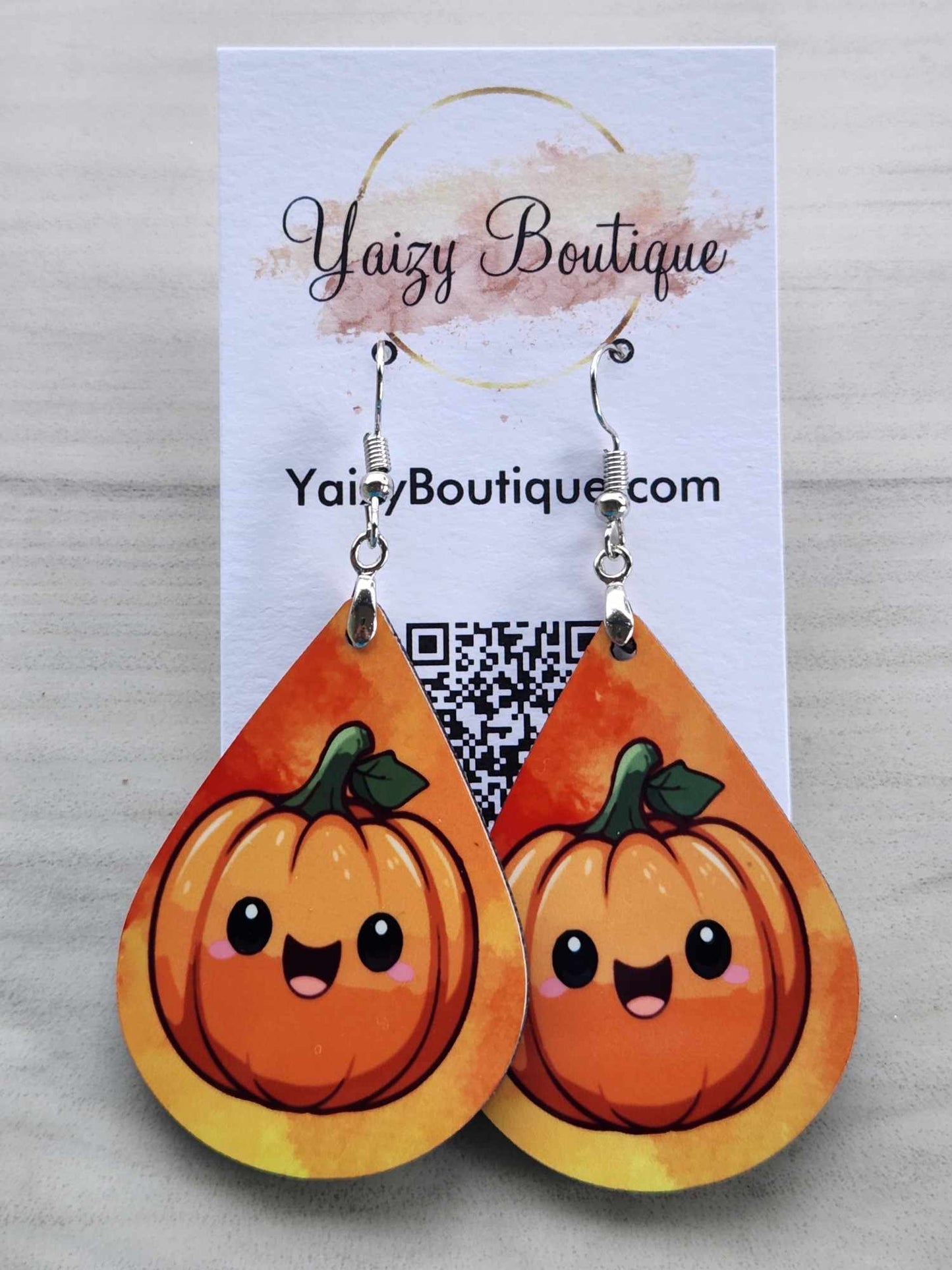 Happy Pumpkin Earrings