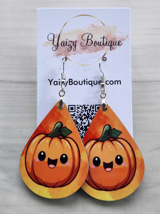 Happy Pumpkin Earrings