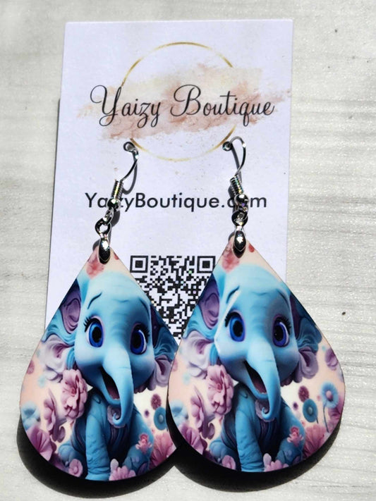 Happy Elephant Earrings