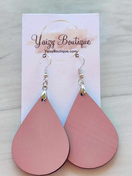 Simple Pink Earrings