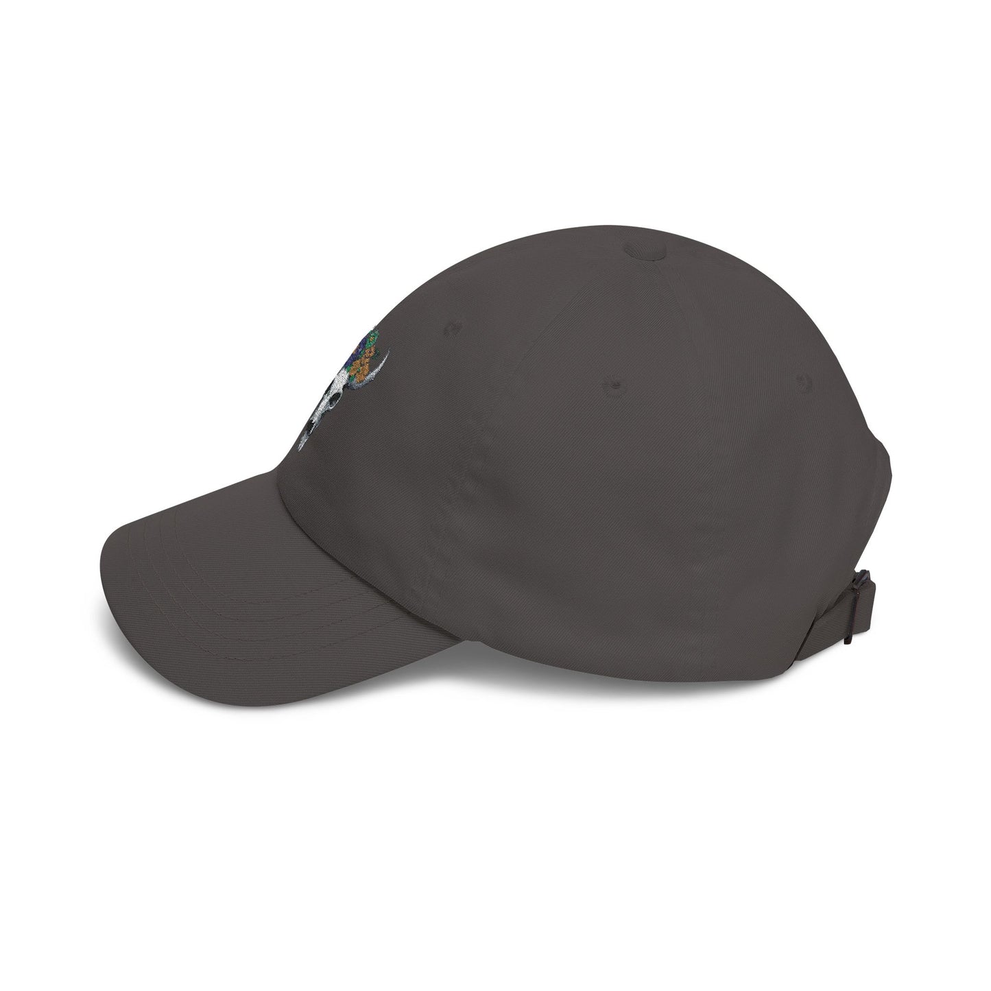 Floral Bull Skull Embroidered Dad Hat | Western Desert Boho Baseball Cap Printify
