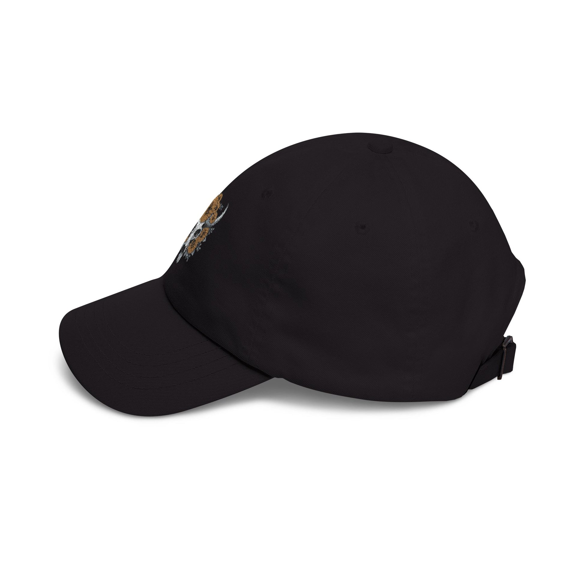 Sunflower Bull Skull Embroidered Dad Hat | Western Boho Floral Ca Printify
