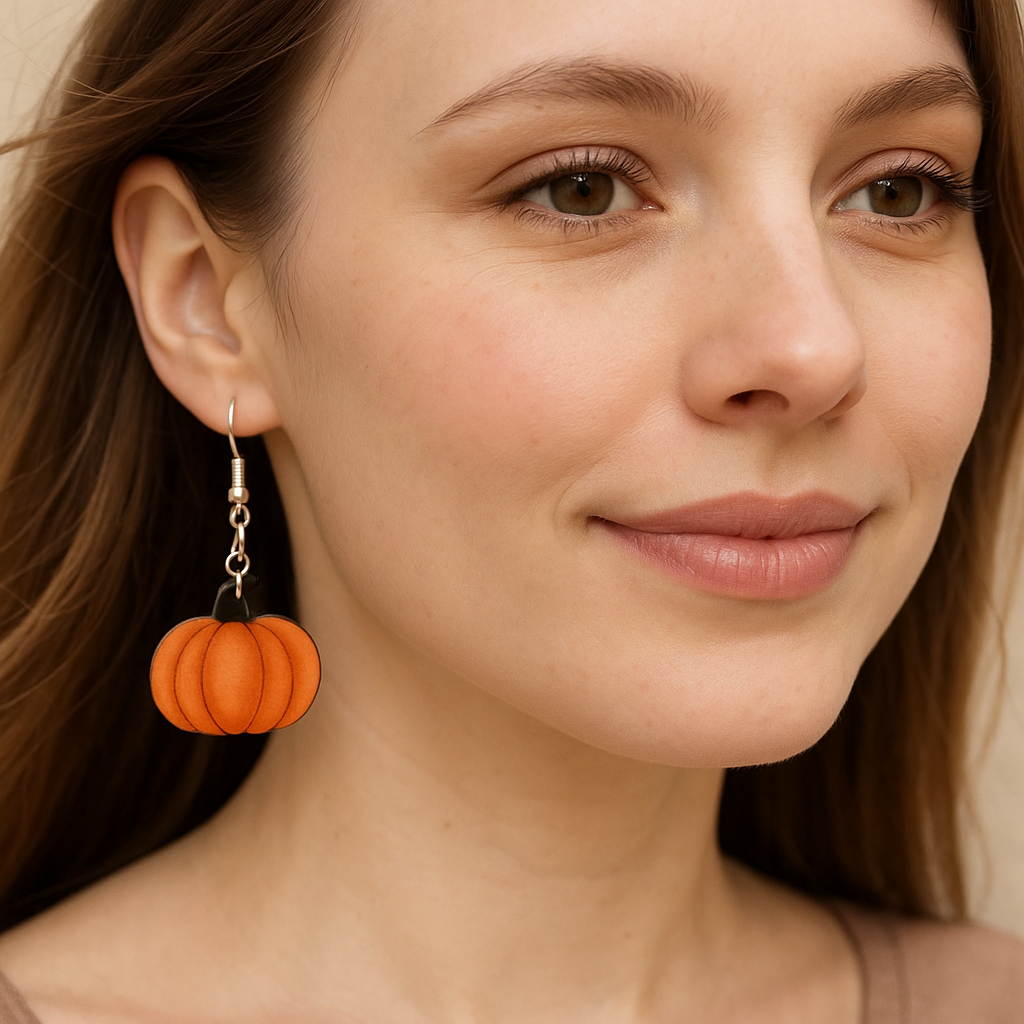 Pumpkin Earrings – Handmade Fall & Halloween Jewelry Yaizy Boutique