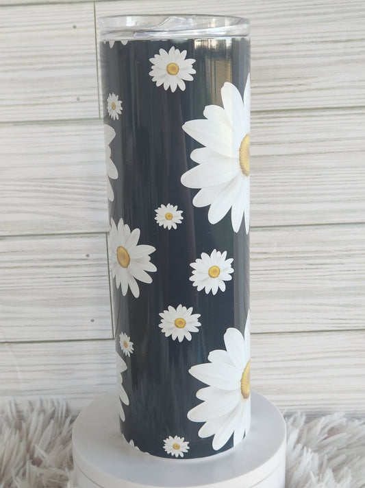 Daisy Flower oopsie 20z tumbler - Yaizy Boutique