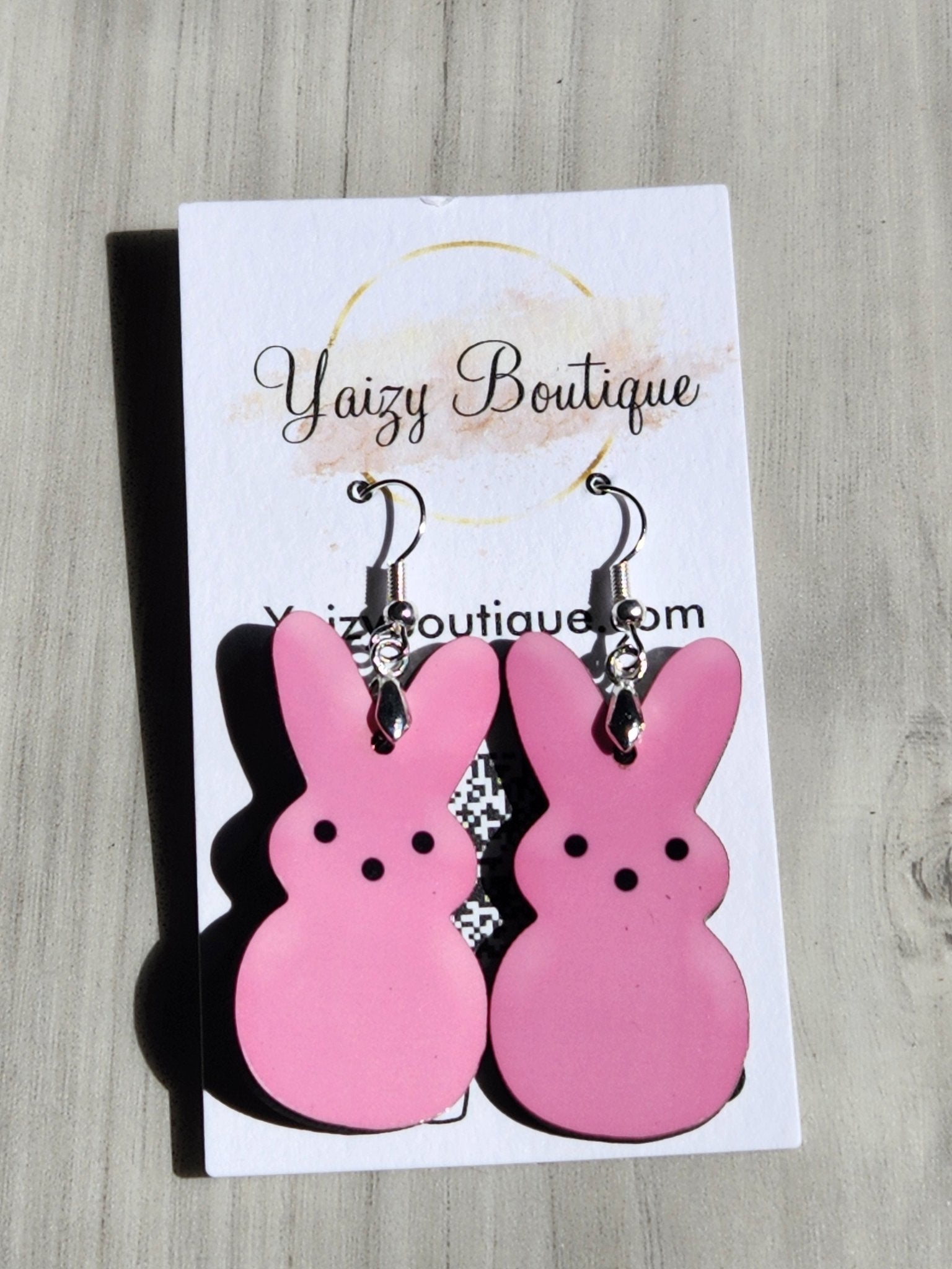 Easter Bunny Peep Earrings - Yaizy Boutique