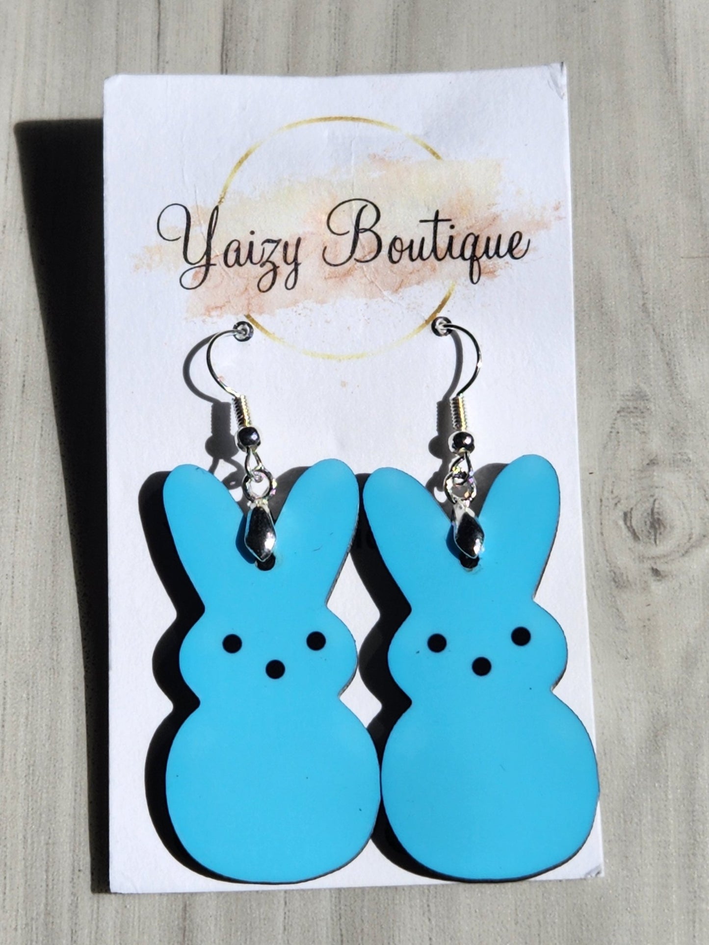 Easter Bunny Peep Earrings - Yaizy Boutique