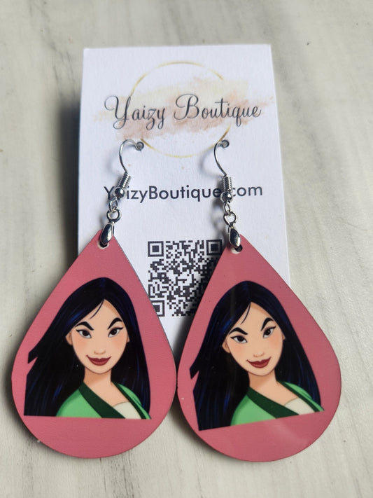 Fighting Princess Handmade Earrings - Yaizy Boutique