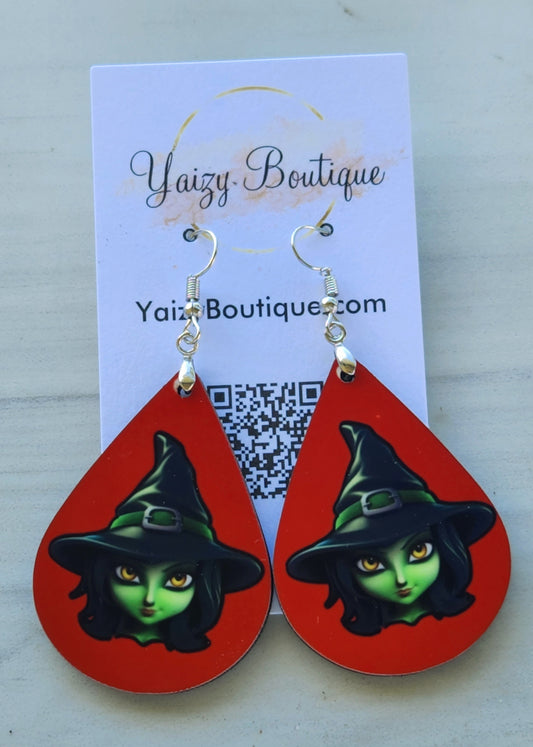 Witch Earrings Handmade