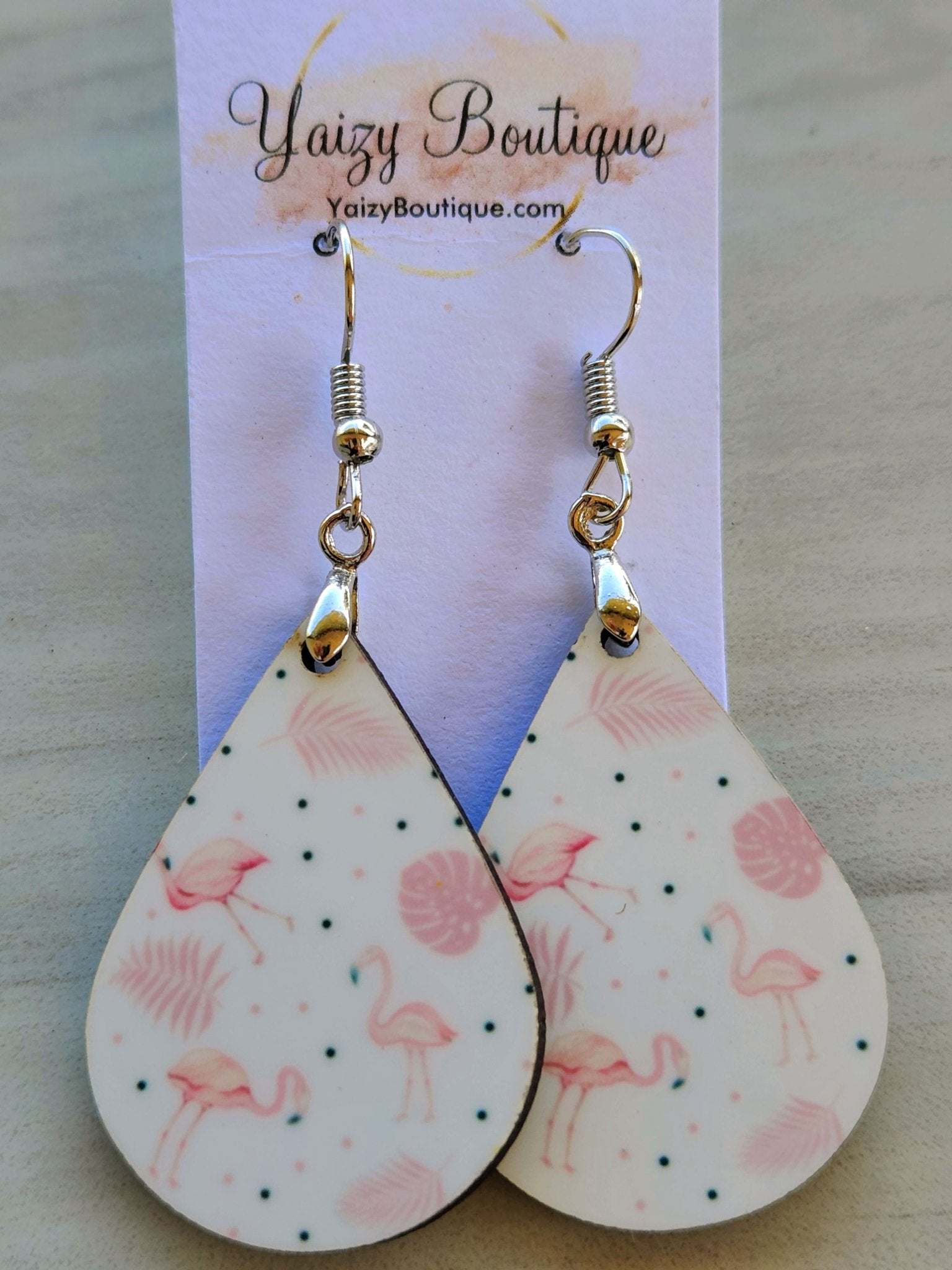 Flamingo Handmade Earrings - Yaizy Boutique