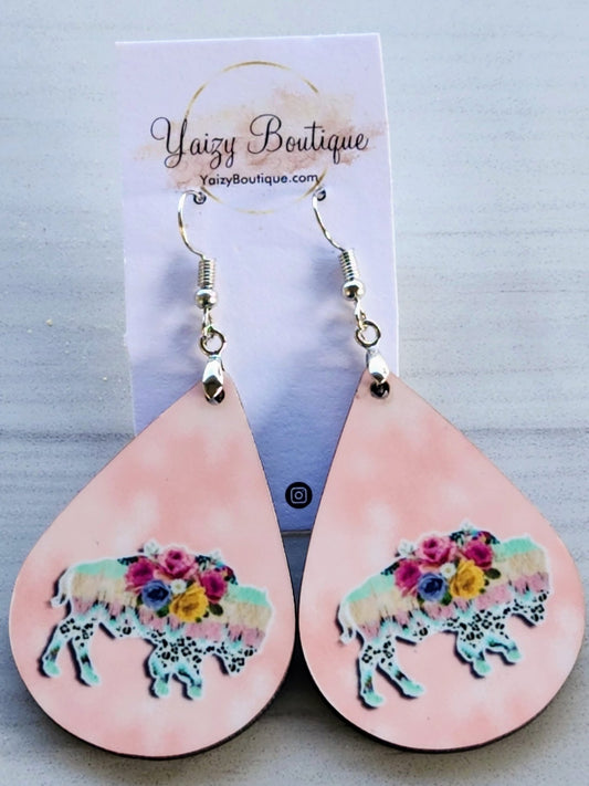 Pink Buffalo Handmade Earrings - Yaizy Boutique