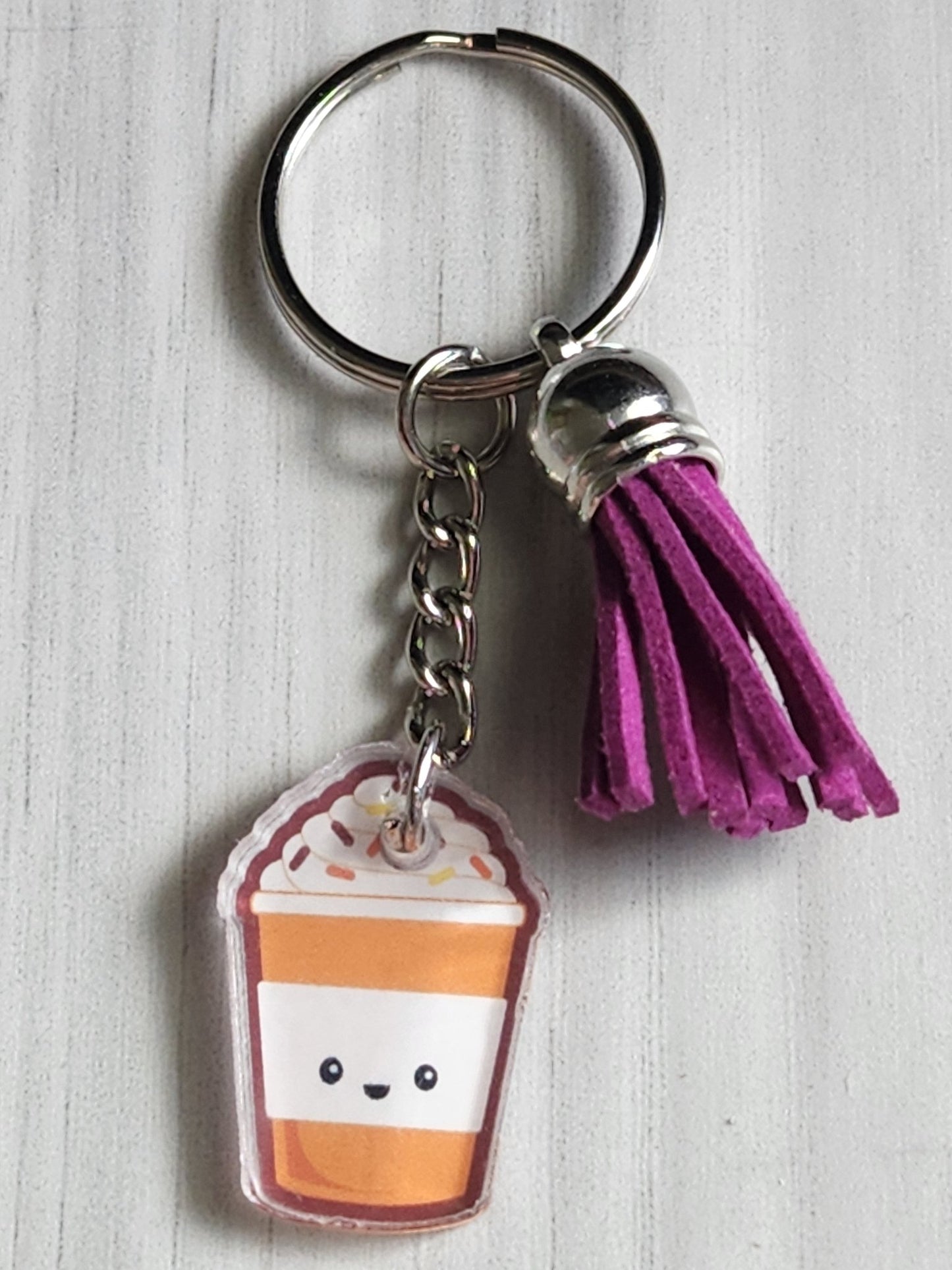 Pumkin drink keychain - Yaizy Boutique