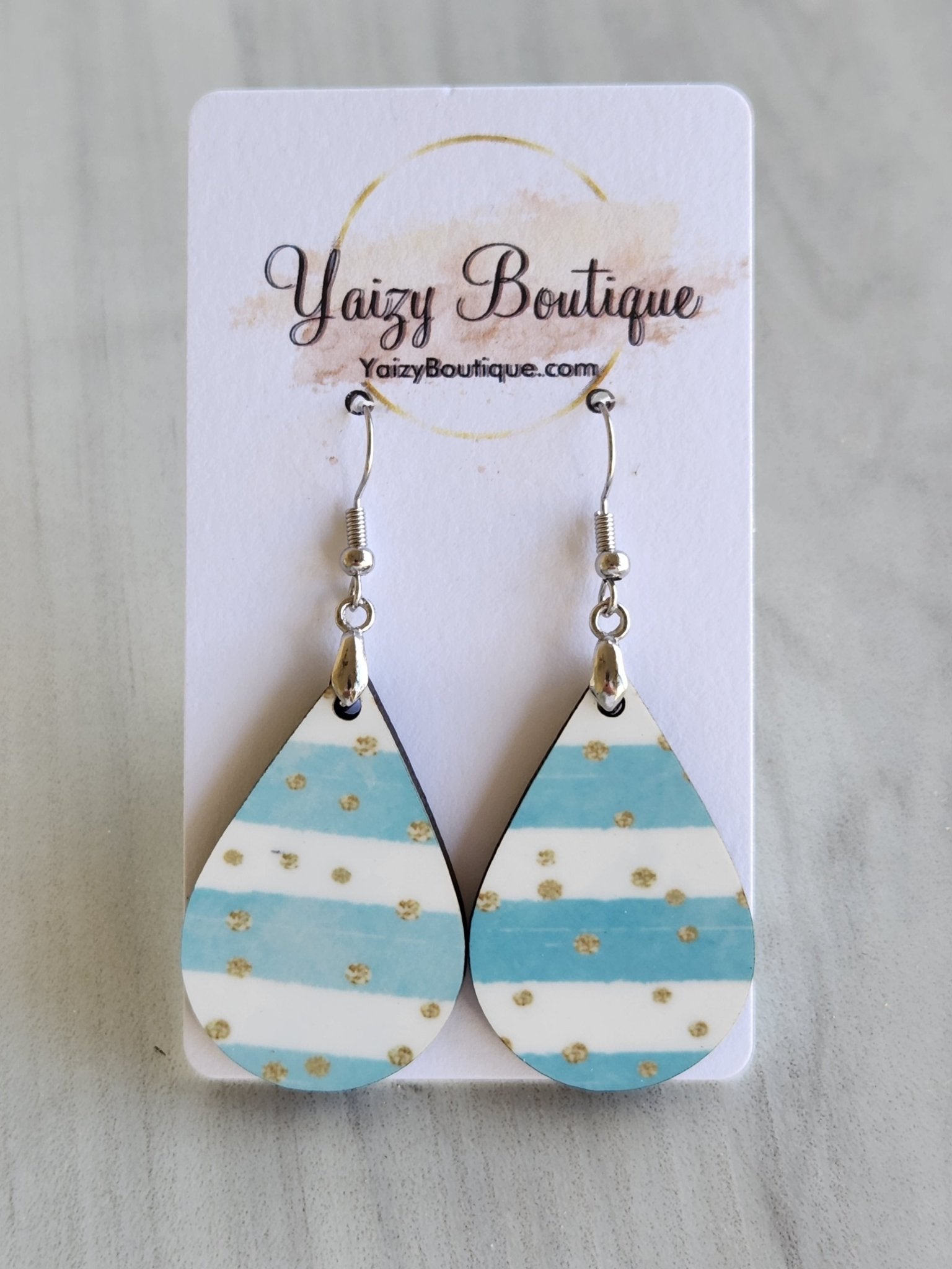 Stripped Earrings - Yaizy Boutique