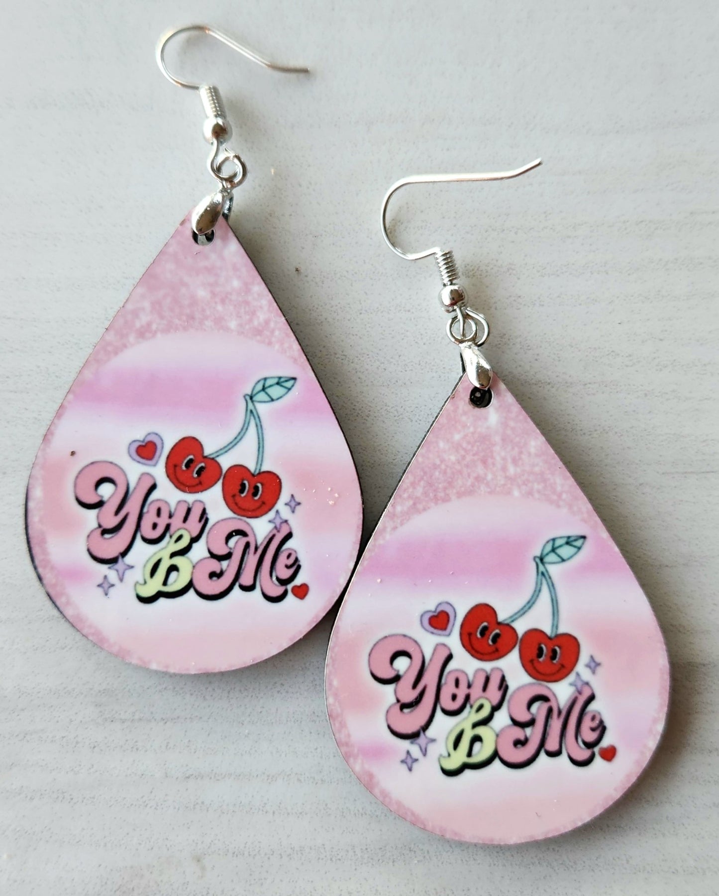 You and Me Sublimate Earrings - Yaizy Boutique